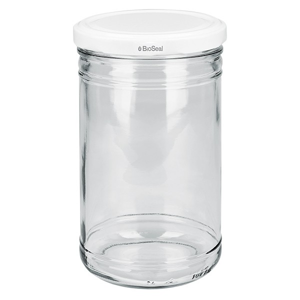 Twist-Off glazen potten lossen onderdelen 80ml ronderand glas