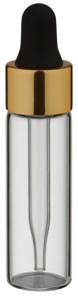 Mini Pipettenflasche 5 ml mit Präzisions-Glaspipette