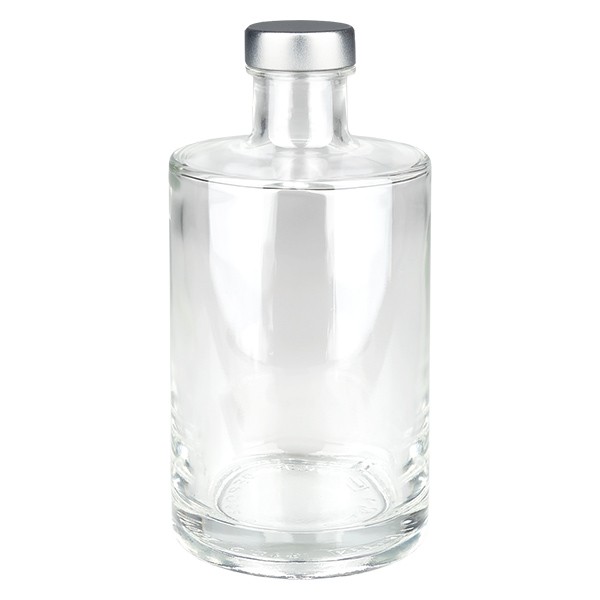 375 ml glazen fles “Galileo” + schroefdop zilver UNiTWIST®