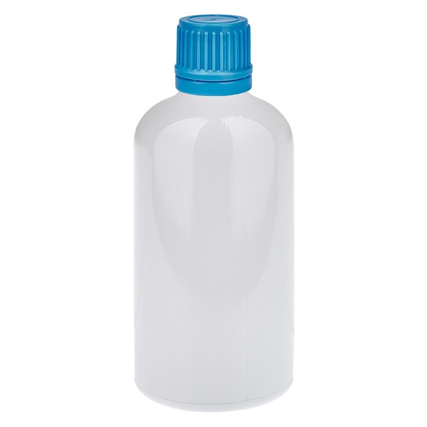 100 ml fles 11 mm SV blauw OV WhiteLine UT18/100
