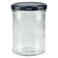Pot de 435ml avec couvercle BioSeal noir UNiTWIST Pot de 435ml avec couvercle BioSeal noir UNiTWIST