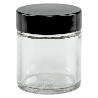 Glazen pot 30ml bruin glas 38mm/R3, zonder sluiting Glazen pot 30ml bruin glas 38mm/R3, zonder sluiting