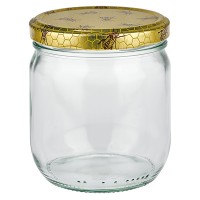 Twist-Off glazen potten lossen onderdelen 425ml ronderand glas Twist-Off glazen potten lossen onderdelen 425ml ronderand glas