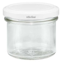 125ml Sturzglas mit BioSeal Deckel weiss UNiTWiST 125ml Sturzglas mit BioSeal Deckel weiss UNiTWiST