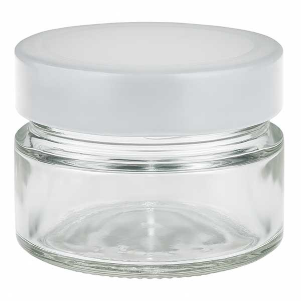 80 ml rond potje met BasicSeal deksel wit diep UNiTWiST