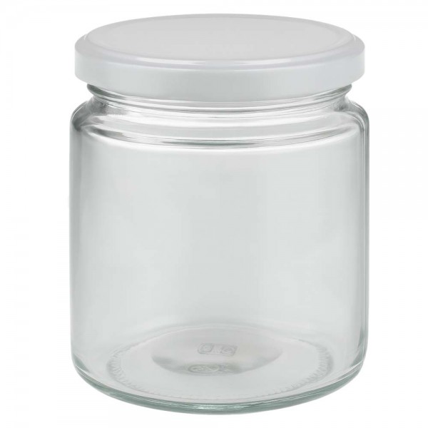 Pot à miel 350 g avec couvercle blanc BasicSeal UNiTWIST