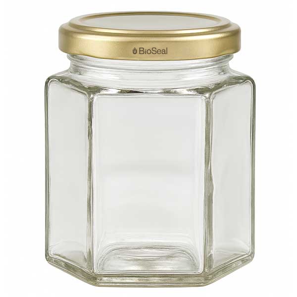 UNITWIST Hexa 196ml met gouden Twist-Off deksel TO58