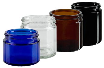 Pot en VERRE CLAIR 120 ml, filetage 58 mm / R3, Pots en verre clair, Pots  en verre, Verre