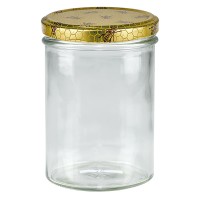Verre renversé de 435 ml + couvercle BasicSeal Nid d'abeille UNiTWiST Verre renversé de 435 ml + couvercle BasicSeal Nid d'abeille UNiTWiST