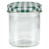 Verre plongeant 350ml + couvercle BasicSeal vert/blanc UNiTWiST Verre plongeant 350ml + couvercle BasicSeal vert/blanc UNiTWiST