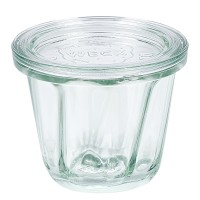 Pot à kouglof de 80 ml avec couvercle en verre WECK RR60 Pot à kouglof de 80 ml avec couvercle en verre WECK RR60