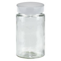 245ml rond glas + BasicSeal deksel wit diep UNiTWiST 245ml rond glas + BasicSeal deksel wit diep UNiTWiST