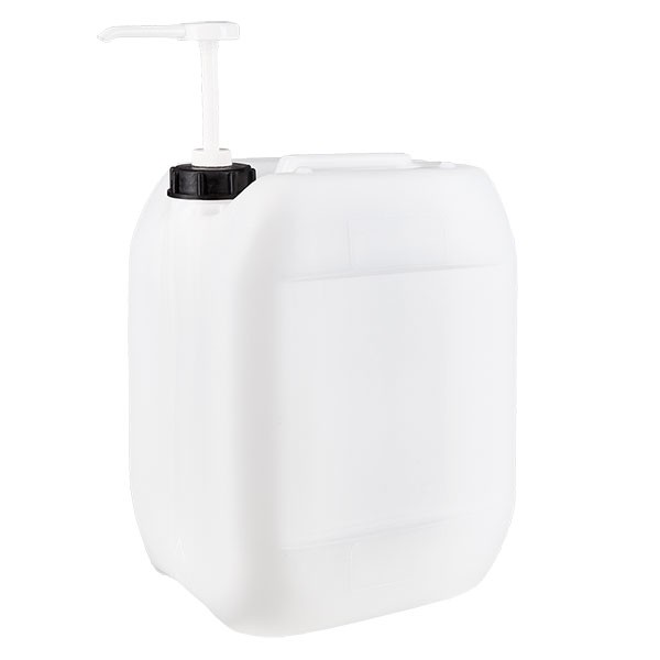 Jerrican de 10 litres avec pompe doseuse