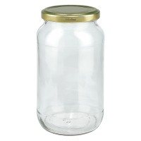 UNiTWIST Runda 1062 ml avec couvercle Twist-Off doré TO82 UNiTWIST Runda 1062 ml avec couvercle Twist-Off doré TO82