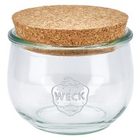 580ml tulpenpot WECK RR100 met kurk naturel 580ml tulpenpot WECK RR100 met kurk naturel