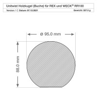 Preview: WECK stortglas 160ml met bal Preview: WECK stortglas 160ml met bal