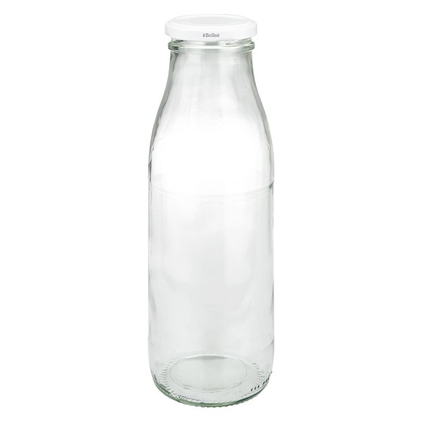 Bouteille de lait 500ml + couvercle BioSeal blanc UNiTWIST