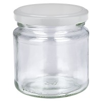 212ml Verre rond avec couvercle BasicSeal blanc UNiTWIST 212ml Verre rond avec couvercle BasicSeal blanc UNiTWIST