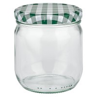 Twist-Off glazen potten lossen onderdelen 425ml ronderand glas Twist-Off glazen potten lossen onderdelen 425ml ronderand glas