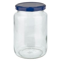 795ml rond glas + BasicSeal deksel blauw UNiTWIST 795ml rond glas + BasicSeal deksel blauw UNiTWIST