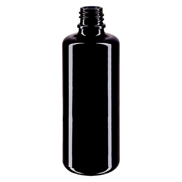 Violetglas fles 100ml DIN 18 (Mironglas)