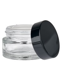 Glazen potje 20ml helder met insteekdeksel UNiTWIST Glazen potje 20ml helder met insteekdeksel UNiTWIST