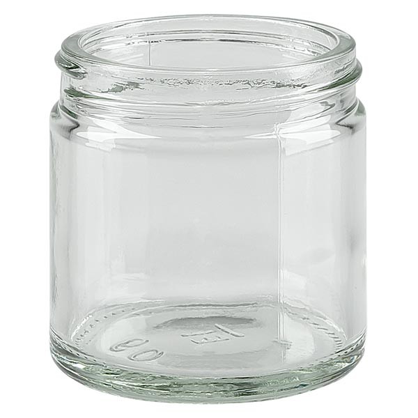 Pot en VERRE CLAIR 60 ml, filetage 51 mm / R3