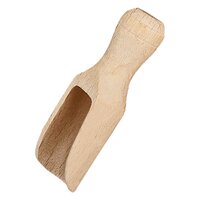 Pelle en bois taille XS forme semi-circulaire - 52mm de long Pelle en bois taille XS forme semi-circulaire - 52mm de long