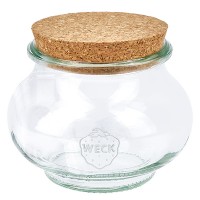 220ml juwelenpot WECK RR60 met kurk naturel 220ml juwelenpot WECK RR60 met kurk naturel