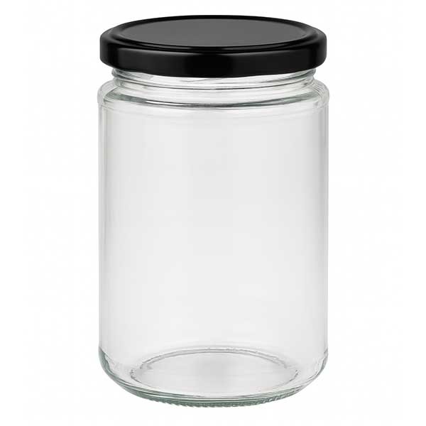 Twist-Off glazen potten lossen onderdelen 390ml ronderand glas