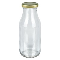 UNiTWIST Flacon de 263 ml avec bouchon Twist Off doré TO43 Bio Seal UNiTWIST Flacon de 263 ml avec bouchon Twist Off doré TO43 Bio Seal