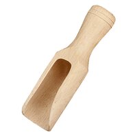 Pelle en bois taille S forme semi-circulaire - 75mm de long Pelle en bois taille S forme semi-circulaire - 75mm de long