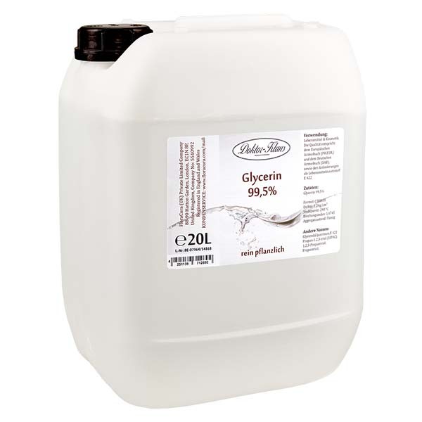 Glycerin 99.5% im 20 Liter HDPE Kanister von Doktor Klaus - E 422