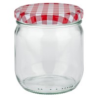 Twist-Off glazen potten lossen onderdelen 425ml ronderand glas Twist-Off glazen potten lossen onderdelen 425ml ronderand glas