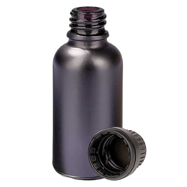 30 ml fles 11 mm, schroefsluiting met garantiesluiting (OV), BlackLine UT18/5 UNiTWIST