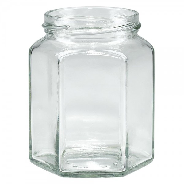 Twist-Off glazen potten lossen onderdelen 288ml 6-hoekglas