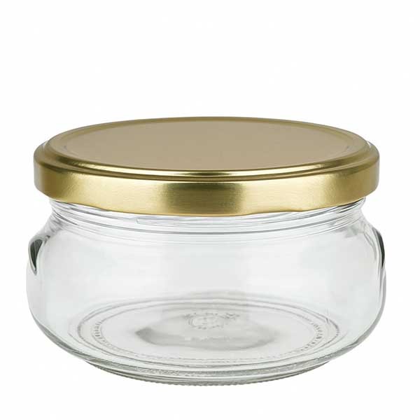 120ml terrine pot met BasicSeal deksel goud UNiTWIST