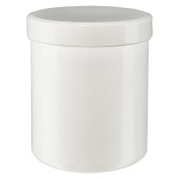 Zalfpot 200 g wit met schroefdeksel wit (PP) Zalfpot 200 g wit met schroefdeksel wit (PP)