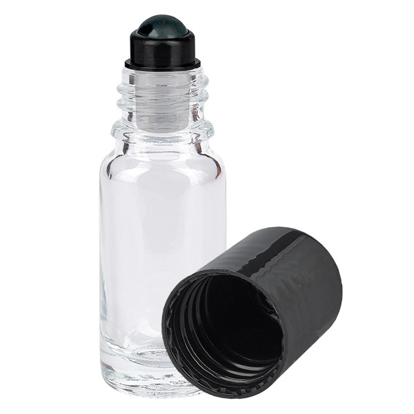 Glas deostick fles helder 10ml, lege deo roller (Roll On)