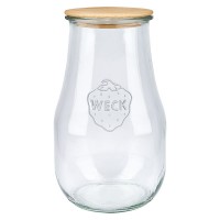 WECK-tulpglas 2700ml met hout deksel WECK-tulpglas 2700ml met hout deksel
