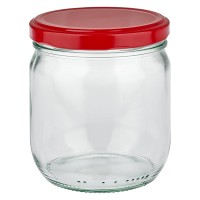 Twist-Off glazen potten lossen onderdelen 425ml ronderand glas Twist-Off glazen potten lossen onderdelen 425ml ronderand glas