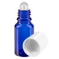 Glas deostick fles blauw 10ml, lege deo roller (Roll On) Glas deostick fles blauw 10ml, lege deo roller (Roll On)