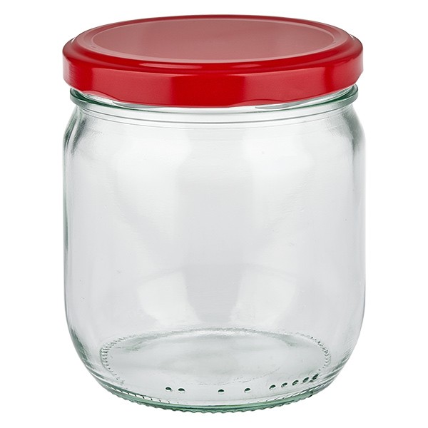 Twist-Off glazen potten lossen onderdelen 425ml ronderand glas