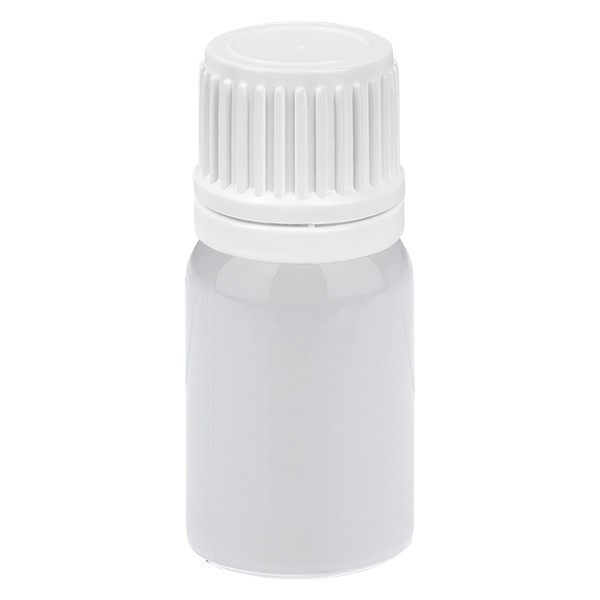 Flacon compte-gouttes de 5 ml, 0,7 mm, blanc, OV WhiteLine UT18/5