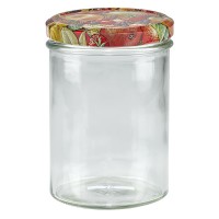 Verre renversé de 435ml + couvercle BasicSeal décor fruits UNiTWiST Verre renversé de 435ml + couvercle BasicSeal décor fruits UNiTWiST