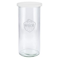 1500ml trommelpot WECK met siliconen deksel wit 1500ml trommelpot WECK met siliconen deksel wit
