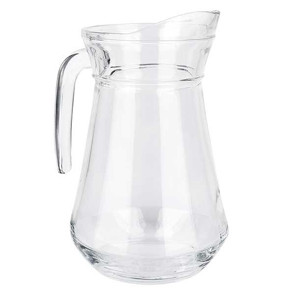 Glazen kan France 1,6 liter van gehard helder glas uit Frankrijk