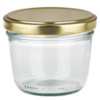 Verre renversé 230ml avec couvercle BasicSeal or UNiTWIST Verre renversé 230ml avec couvercle BasicSeal or UNiTWIST