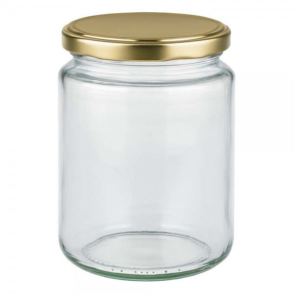 Pot à miel 450 g avec couvercle doré BasicSeal UNiTWIST