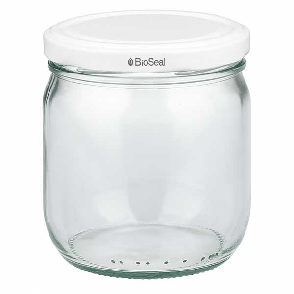 Twist-Off glazen potten lossen onderdelen 425ml ronderand glas